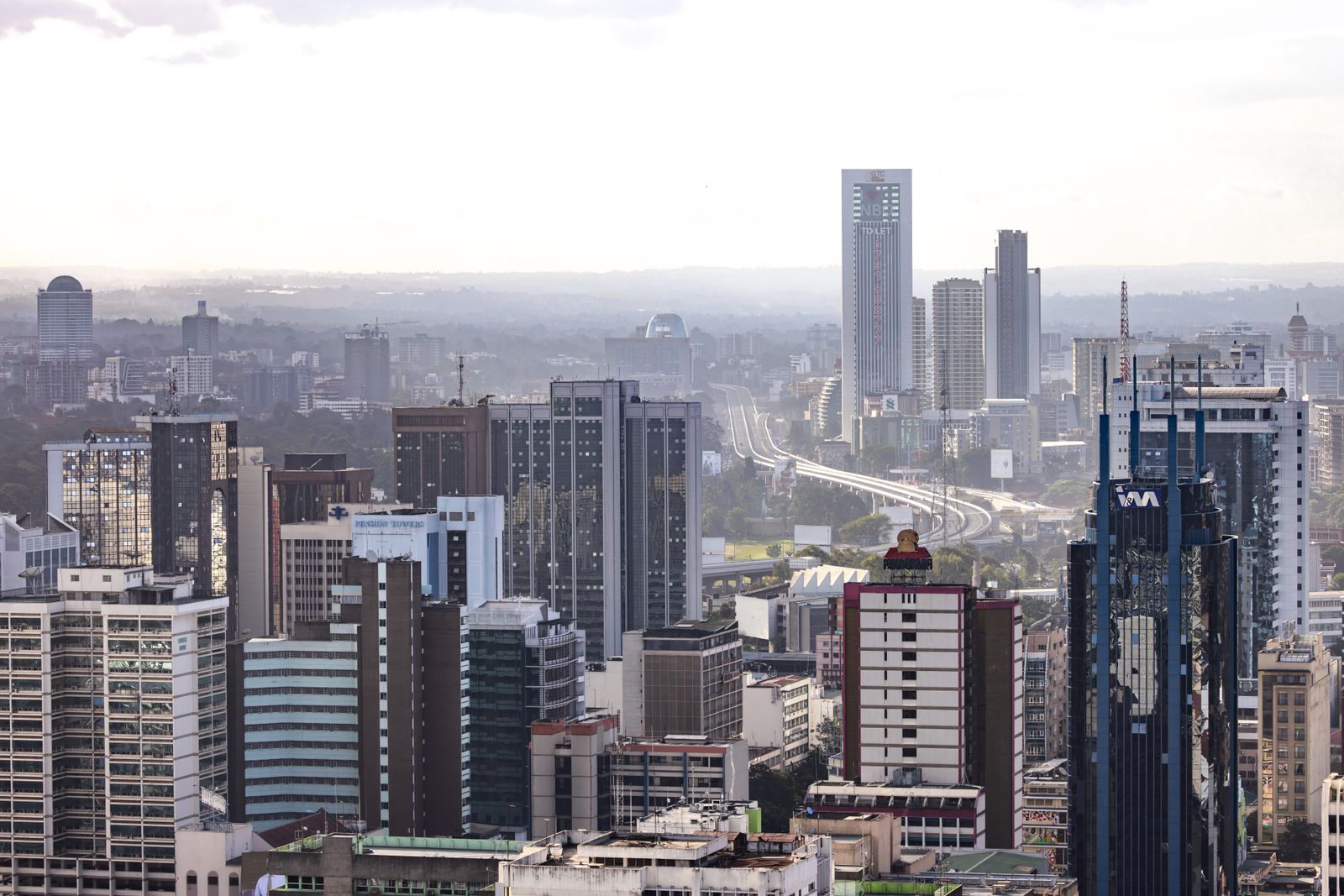 The Nairobi skyline, where Nyati Movers handles house and office moves